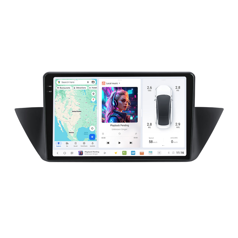 DUDU7 BMW X1 2009-2015  Head Unit Car Stereo | Apple CarPlay & Android Auto