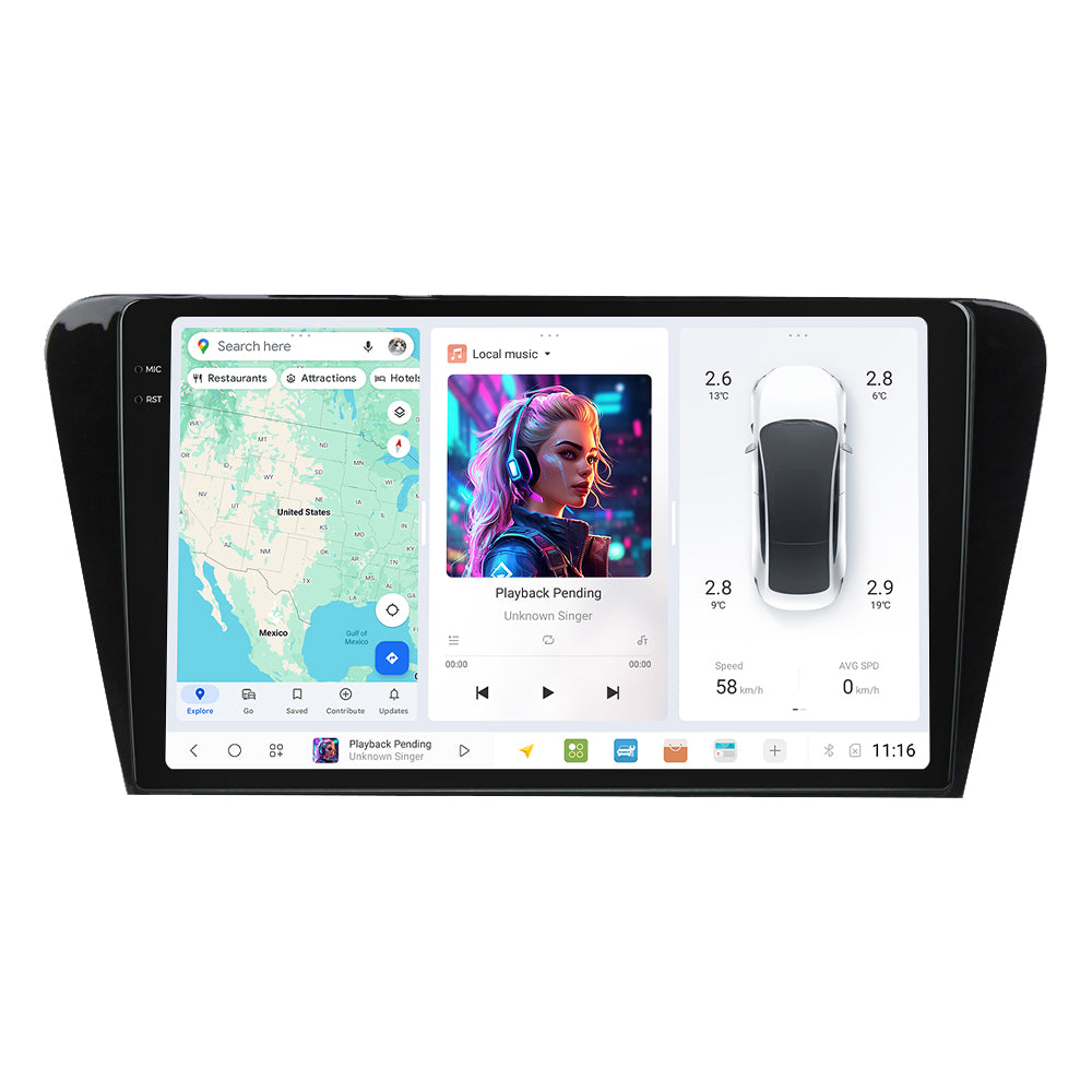 DUDU7 Skoda Octavia 2013-2018 Head Unit Car Stereo | Apple CarPlay & Android Auto