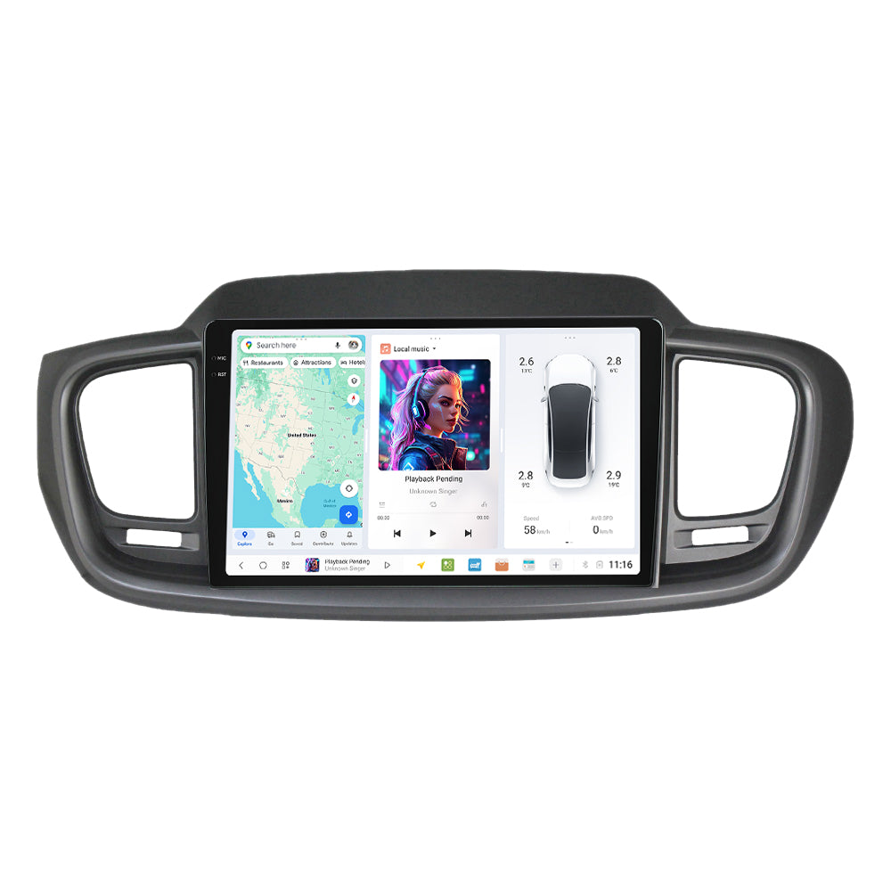 DUDU7 Kia Sorento 2014-2017 Head Unit Car Stereo | Apple CarPlay & Android Auto