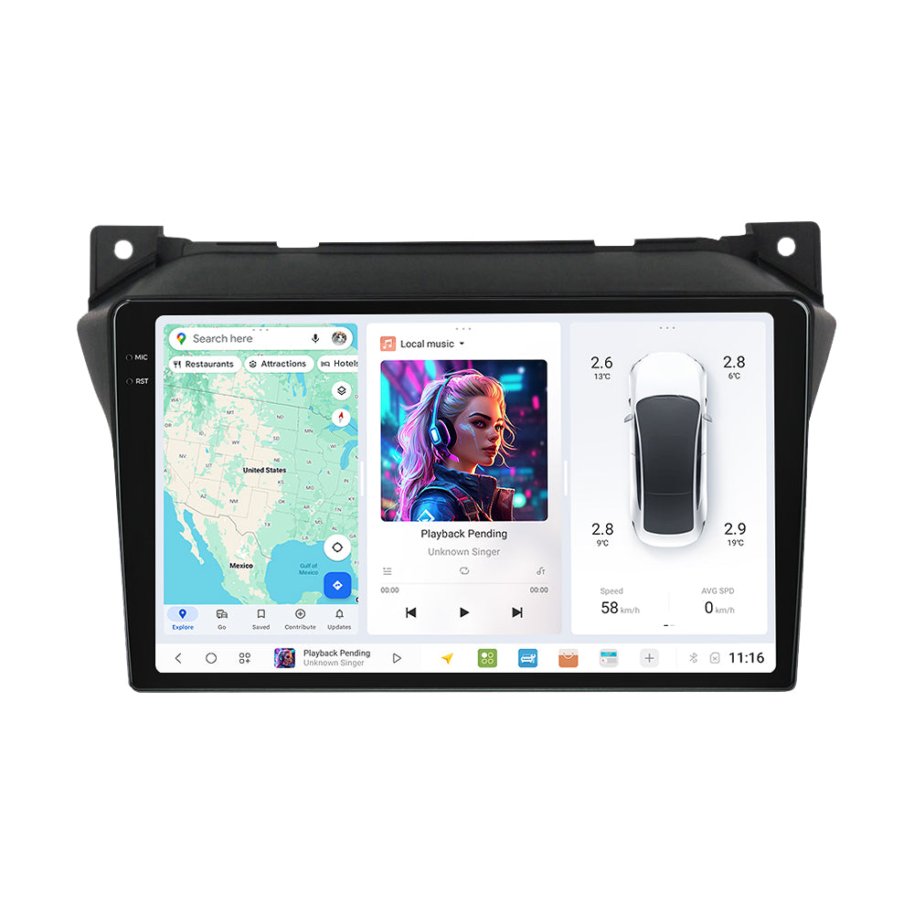 DUDU7 Suzuki Alto 2009-2016 Head Unit Car Stereo | Apple CarPlay & Android Auto