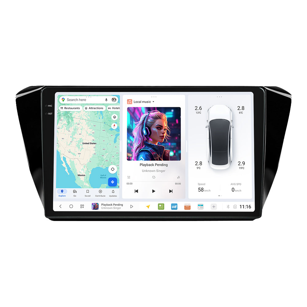 DUDU7 Skoda Superb 2016-2019 Head Unit Car Stereo | Apple CarPlay & Android Auto