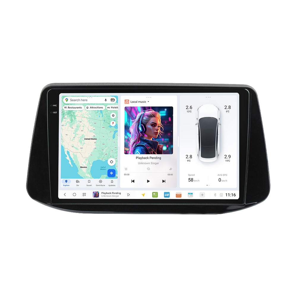 DUDU7 Hyundai i30 2017-2025 Head Unit Car Stereo | Apple CarPlay & Android Auto