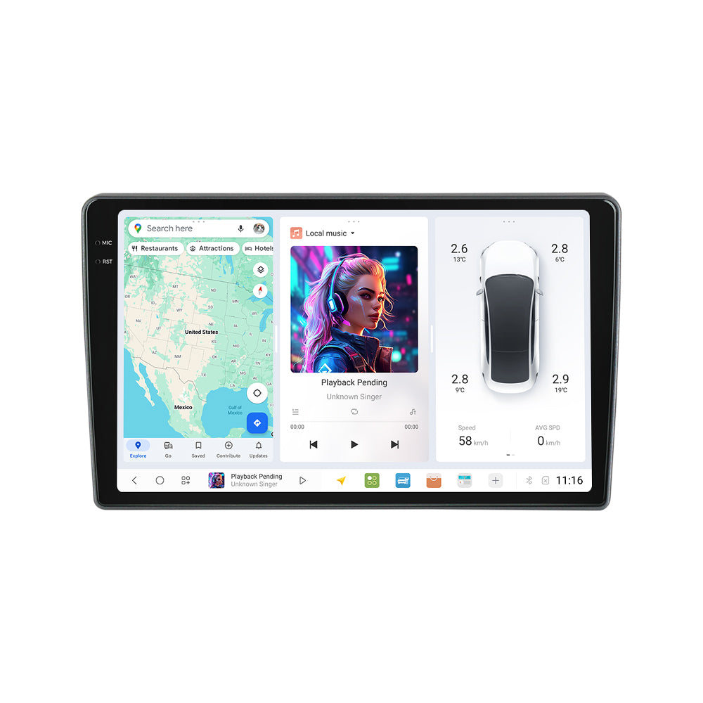 DUDU7 Peugeot 407 2004-2010 Head Unit Car Stereo | Apple CarPlay & Android Auto