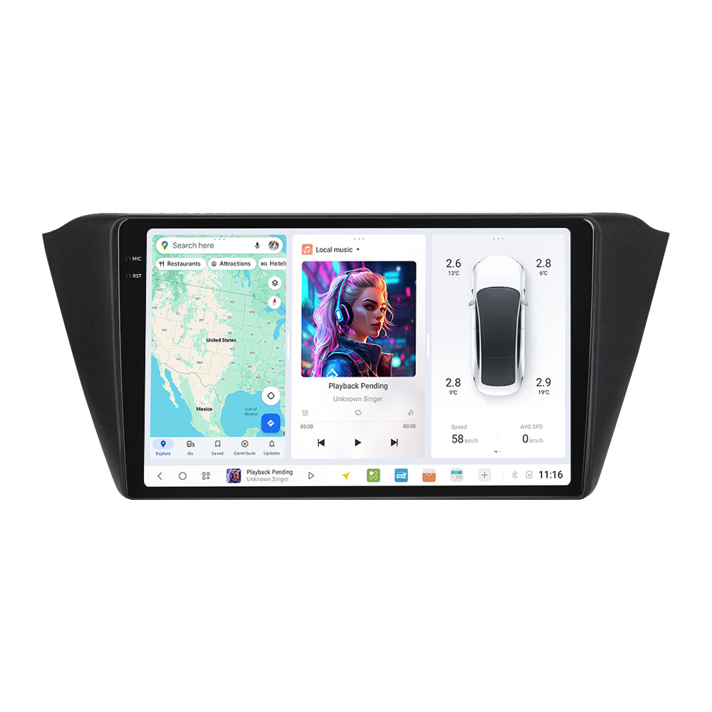 DUDU7 Skoda Fabia 2015-2020 Head Unit Car Stereo | Apple CarPlay & Android Auto