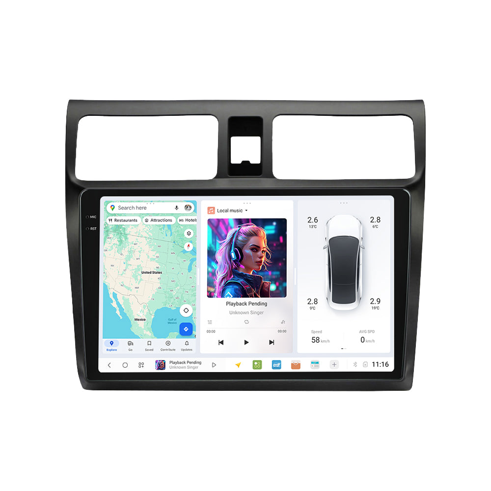 DUDU7 Suzuki Swift 2003-2010 Head Unit Car Stereo | Apple CarPlay & Android Auto