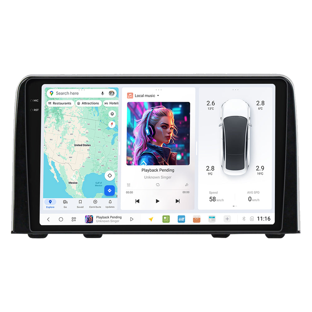 DUDU7 Honda CRV 2017-2022 Head Unit Car Stereo | Apple CarPlay & Android Auto