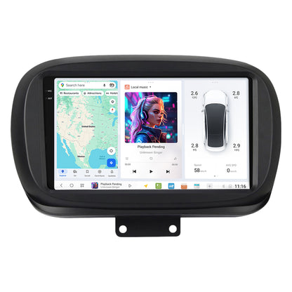 DUDU7 Fiat 500X 2014-2020 Head Unit Car Stereo | Apple CarPlay & Android Auto