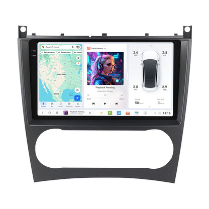 DUDU7 Mercedes C-Class 2004-2011 Head Unit Car Stereo | Apple CarPlay & Android Auto