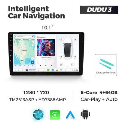 DUDU7 Universal Head Unit Car Stereo 10.1 & 10.36inch | Apple CarPlay & Android Auto