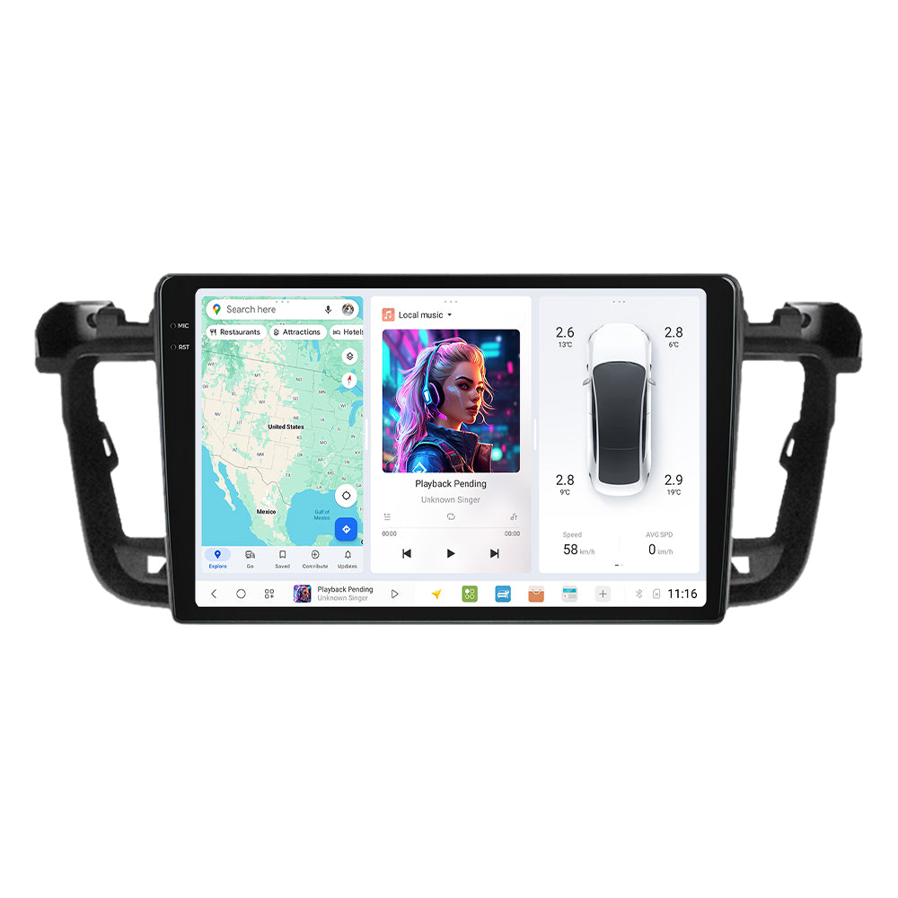 DUDU7 Peugeot 508 508SW 2011-2018 Head Unit Car Stereo | Apple CarPlay & Android Auto