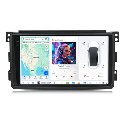 DUDU7 Smart Fortwo Forfour 2005-2010 Head Unit Car Stereo | Apple CarPlay & Android Auto