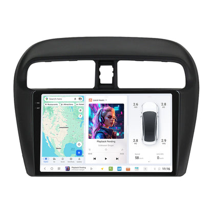 DUDU7 Mitsubishi Mirage 2012-2018 Head Unit Car Stereo | Apple CarPlay & Android Auto