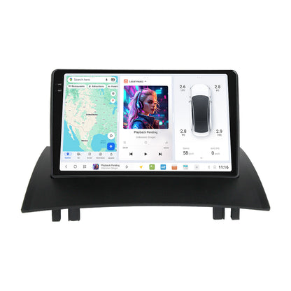 DUDU7 Megane 2 2002-2009 Head Unit Car Stereo | Apple CarPlay & Android Auto