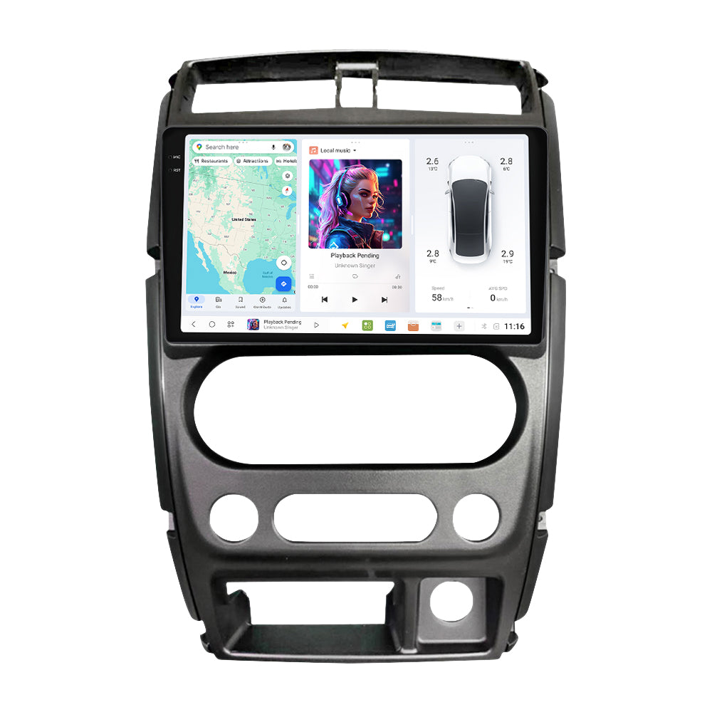 DUDU7 Suzuki Jumny 2007-2012 Head Unit Car Stereo | Apple CarPlay & Android Auto