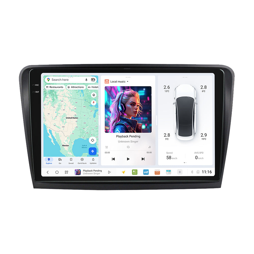 DUDU7 Skoda Superb 2008-2015 Head Unit Car Stereo | Apple CarPlay & Android Auto