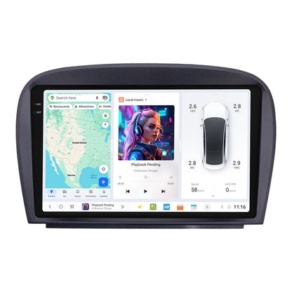DUDU7 Mercedes SL Head Unit Car Stereo | Apple CarPlay & Android Auto