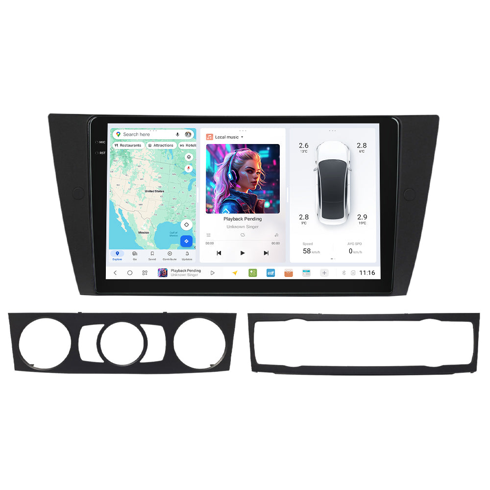 DUDU7 BMW 3 Series E90 2004-2013 Head Unit Car Stereo | Apple CarPlay & Android Auto
