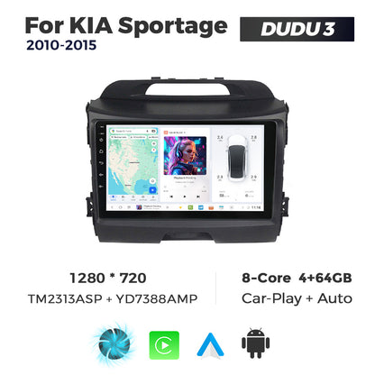 DUDU7 Kia Sportage 2010-2015 Head Unit Car Stereo | Apple CarPlay & Android Auto