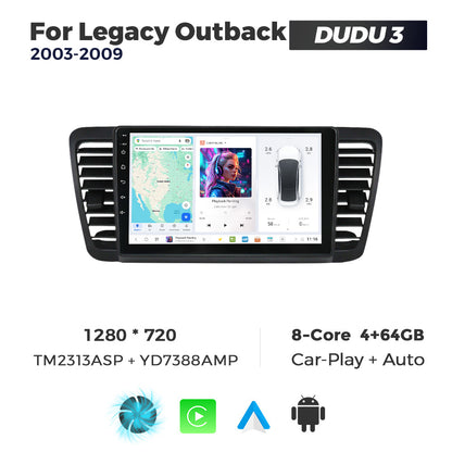 DUDU7 Subaru Legacy Outback 2003-2009 Head Unit Car Stereo | Apple CarPlay & Android Auto