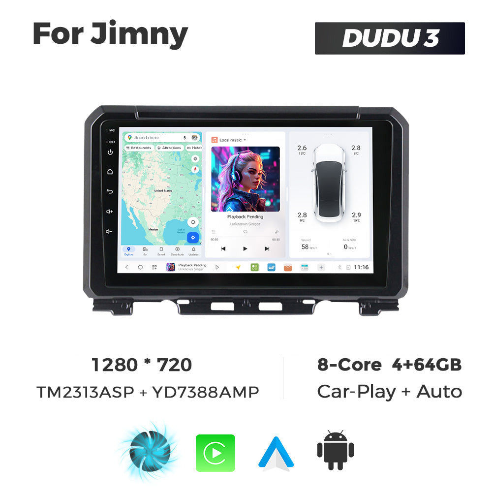 DUDU7 Suzuki Jumny 2018-2026 Head Unit Car Stereo | Apple CarPlay & Android Auto