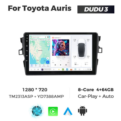 DUDU7 Toyota Auris 2006-2012 Head Unit Car Stereo | Apple CarPlay & Android Auto