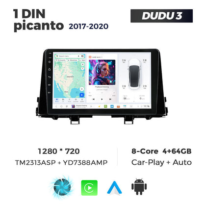 DUDU7 Kia Picanto 2017-2020 Head Unit Car Stereo | Apple CarPlay & Android Auto