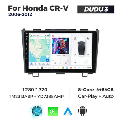 DUDU7 Honda CRV 2006-2012 Head Unit Car Stereo | Apple CarPlay & Android Auto