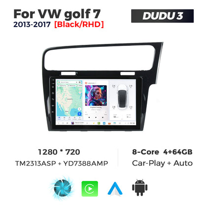DUDU7 Volkswagen Golf MK7 2013-2017 Head Unit Car Stereo | Apple CarPlay & Android Auto