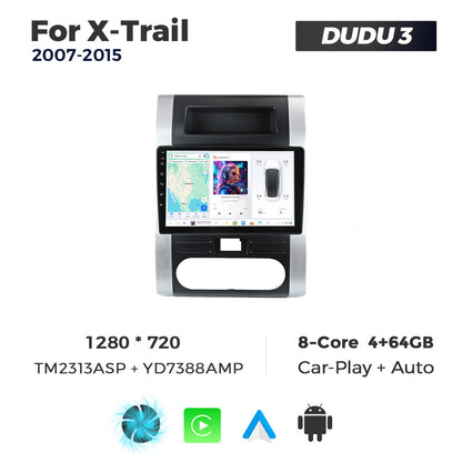 DUDU7 Nissan X-Trail 2007-2015 Head Unit Car Stereo | Apple CarPlay & Android Auto