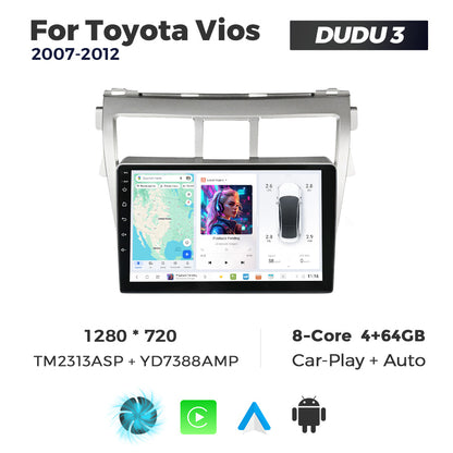 DUDU7 Toyota Verso 2007-2012 Head Unit Car Stereo | Apple CarPlay & Android Auto