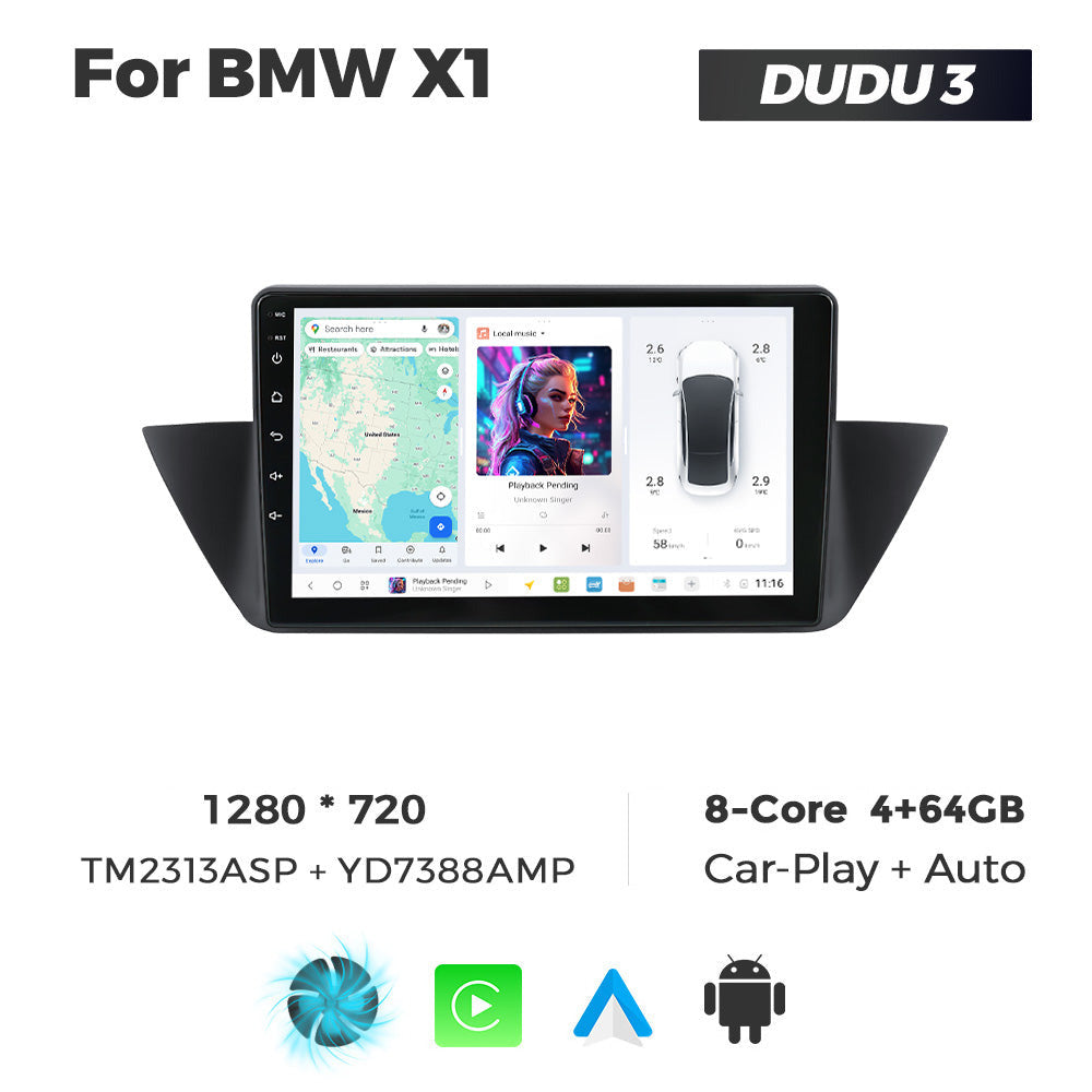 DUDU7 BMW X1 2009-2015  Head Unit Car Stereo | Apple CarPlay & Android Auto