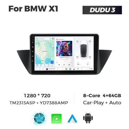 DUDU7 BMW X1 2009-2015  Head Unit Car Stereo | Apple CarPlay & Android Auto