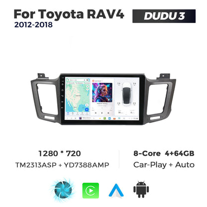 DUDU7 Toyota RAV4 2012-2018 Head Unit Car Stereo | Apple CarPlay & Android Auto
