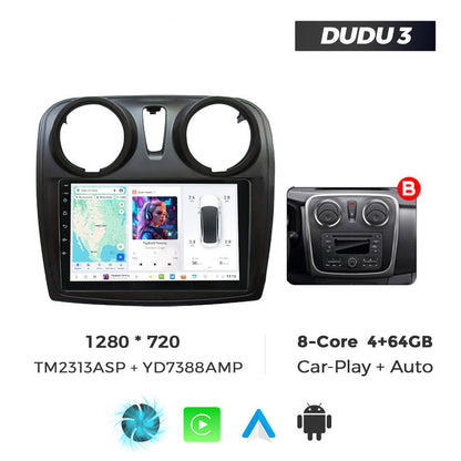 DUDU7 Dacia Logan Sandero 2012-2020  Head Unit Car Stereo | Apple CarPlay & Android Auto