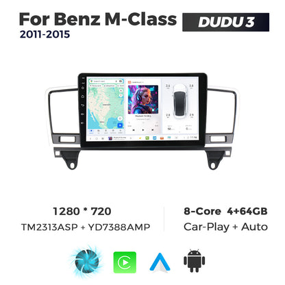 DUDU7 Mercedes ML GL 2011-2015 Head Unit Car Stereo | Apple CarPlay & Android Auto