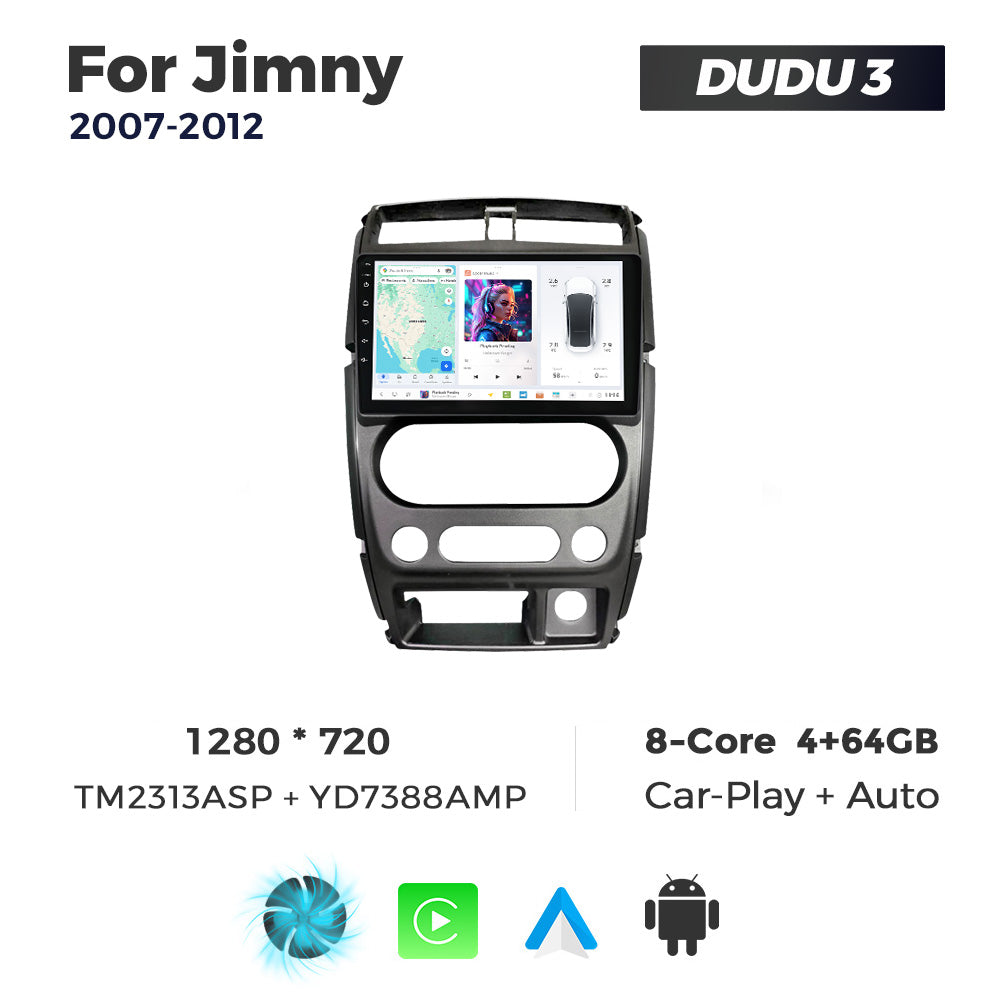 DUDU7 Suzuki Jumny 2007-2012 Head Unit Car Stereo | Apple CarPlay & Android Auto