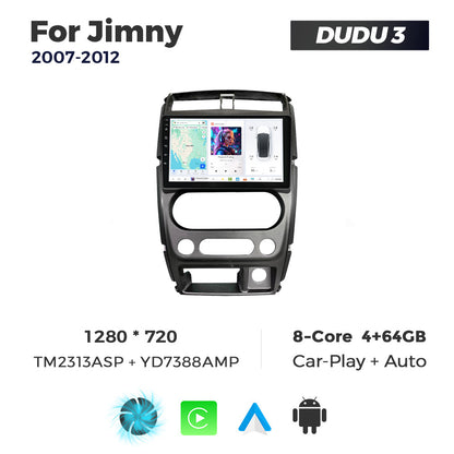 DUDU7 Suzuki Jumny 2007-2012 Head Unit Car Stereo | Apple CarPlay & Android Auto