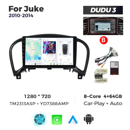 DUDU7 Nissan Juke 2010-2019 Head Unit Car Stereo | Apple CarPlay & Android Auto