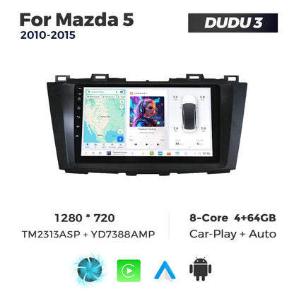 DUDU7 Mazda 5 2010-2015 Head Unit Car Stereo | Apple CarPlay & Android Auto