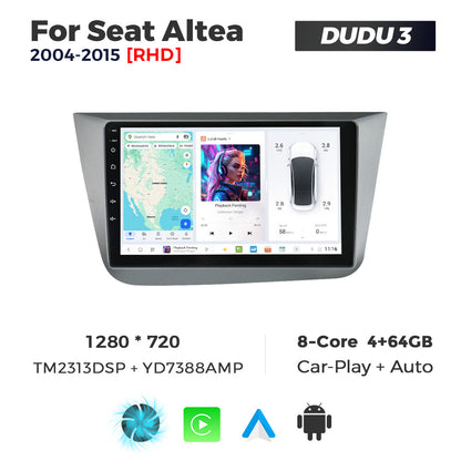 DUDU7 Seat Altea RHD 2004-2015 Head Unit Car Stereo | Apple CarPlay & Android Auto