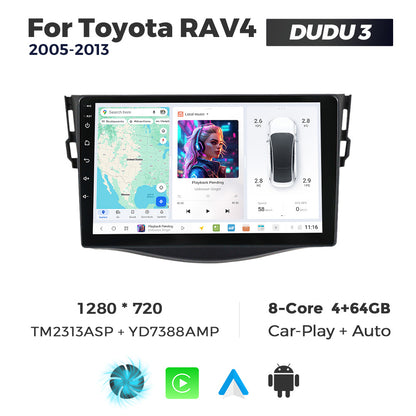 DUDU7 Toyota RAV4 2005-2013 Head Unit Car Stereo | Apple CarPlay & Android Auto