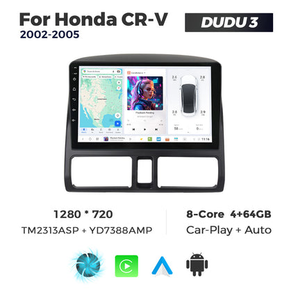 DUDU7 Honda CRV 2002-2005 Head Unit Car Stereo | Apple CarPlay & Android Auto