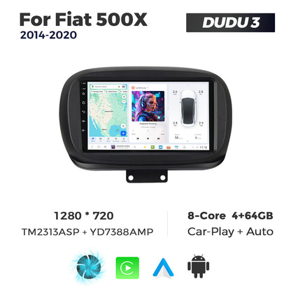 DUDU7 Fiat 500X 2014-2020 Head Unit Car Stereo | Apple CarPlay & Android Auto