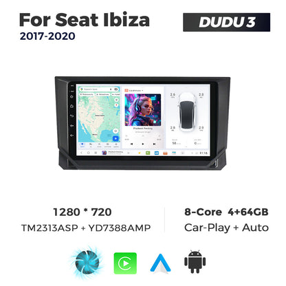 DUDU7 Seat Ibiza 2017-2020 Head Unit Car Stereo | Apple CarPlay & Android Auto