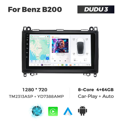 DUDU7 Mercedes Sprinter Vito VW Crafter Head Unit Car Stereo | Apple CarPlay & Android Auto