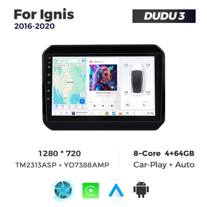 DUDU7 Suzuki Ignis 2016-2020 Head Unit Car Stereo | Apple CarPlay & Android Auto