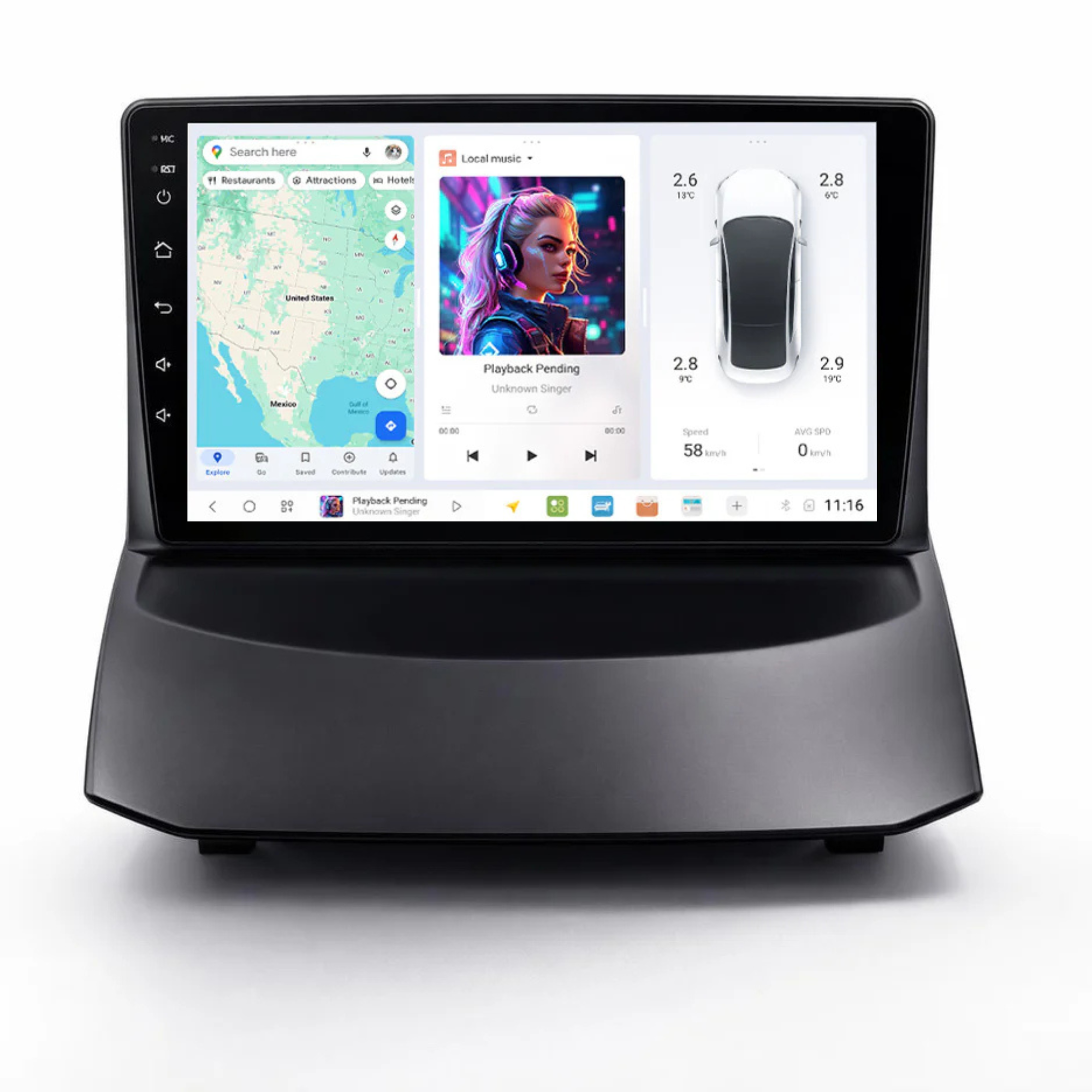 DUDU7 Ford Fiesta MK7 2008-2017 Head Unit Car Stereo | Apple CarPlay & Android Auto