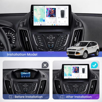 DUDU7 Ford Kuga & Escape & C-Max 2012-2019 Head Unit Car Stereo | Apple CarPlay & Android Auto