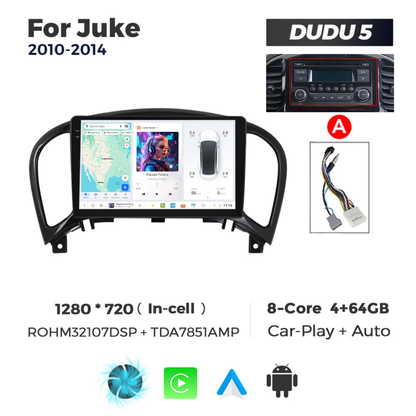 DUDU7 Nissan Juke 2010-2019 Head Unit Car Stereo | Apple CarPlay & Android Auto
