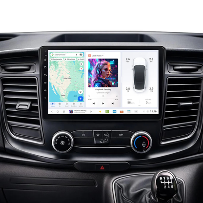 DUDU7 Ford Transit Custom Tourneo 350 2018-2024 Head Unit Car Stereo | Apple CarPlay & Android Auto